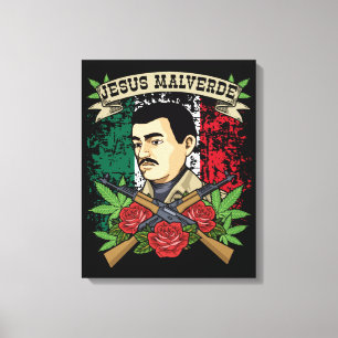 Toile Jésus Malverde Cadeau Femmes & Hommes Jésus Malver