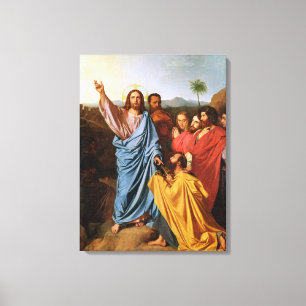 Toile Jésus renvoyant les clés à St Peter, 1820