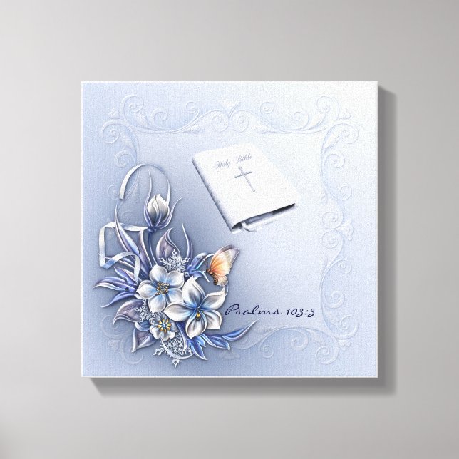 Toile Jésus Word Premium Emballée (Gloss) (Recto)