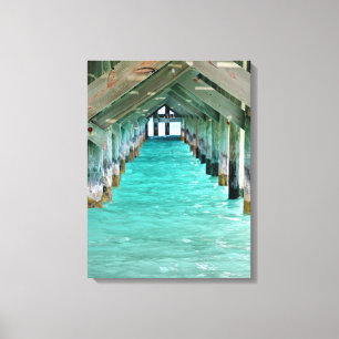 Toile Jetée des Bahamas Mer des Caraïbes