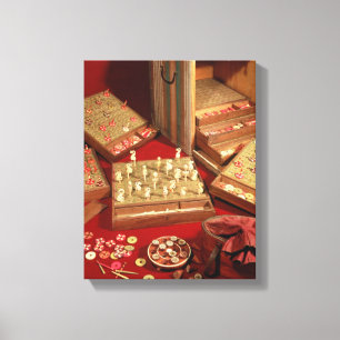 Toile Jeu de loto de dauphin inventé par Louis XIV