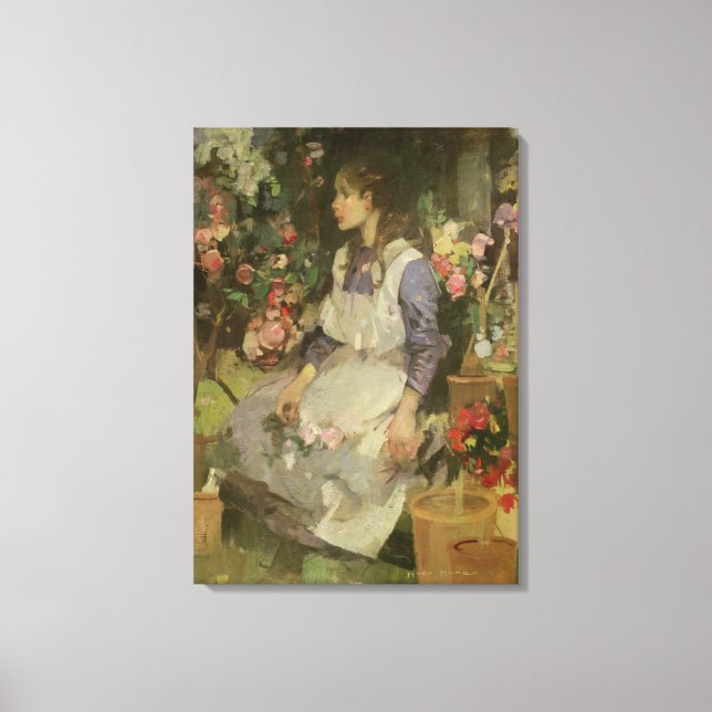 Toile Jeune jardinier (Recto)