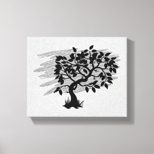 Toile Jeune pousse tordue