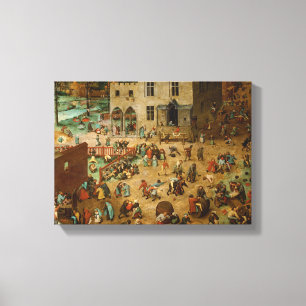 Toile Jeux pour enfants (Pieter Bruegel l'Ancien)