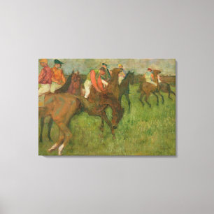 Toile Jockeys d'Edgar Degas , 1886-90