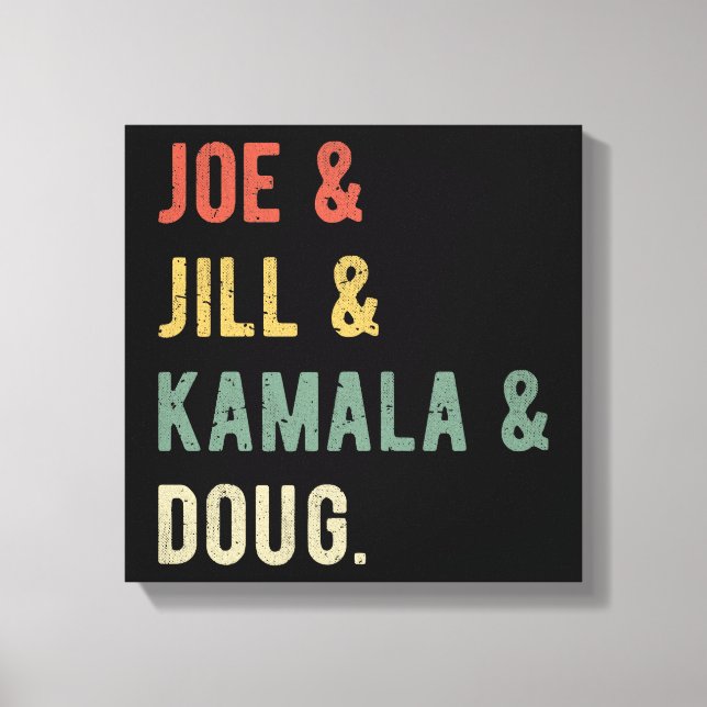 Toile Joe & Jill & Kamala & Doug I (Recto)