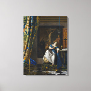 Toile Johannes Vermeer - Allégorie de la foi