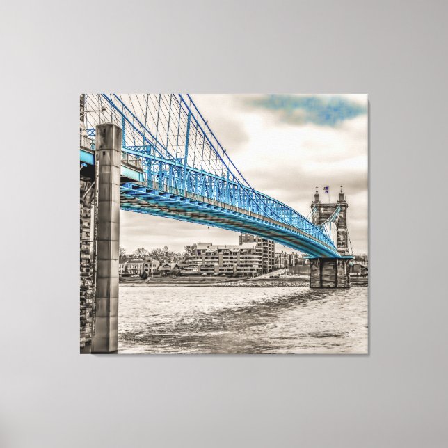 Toile John A Roebling Suspension Bridge (Recto)