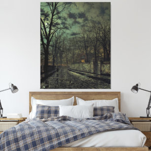 Toile John Atkinson Grimshaw - Novembre