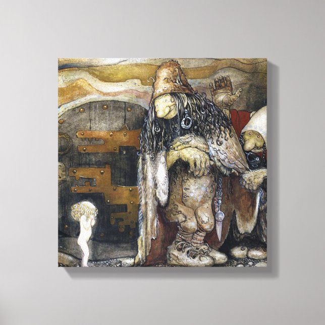 Toile John Bauer Troll (Recto)