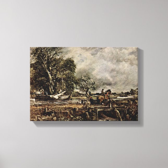 Toile John Constable - Le Cheval De Saut (Recto)