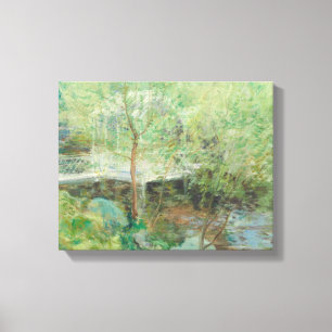 Toile John Henry Twachtman - Le Pont Blanc