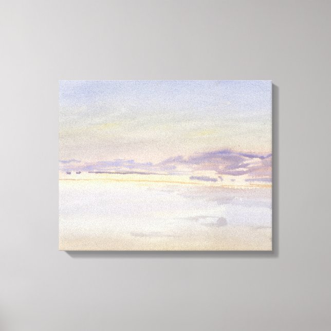 Toile John Singer Sargent - Coucher du soleil en mer (Recto)