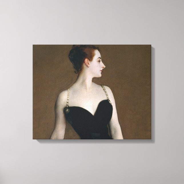 Toile John Singer Sargent Madame X Classic Portrait (Recto)