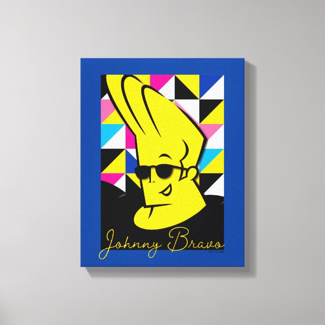 Toile Johnny Bravo Pop Art Graphic (Recto)