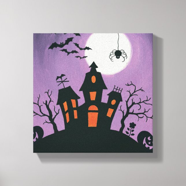 Toile Joie de décoration de Noël rouge (Recto)