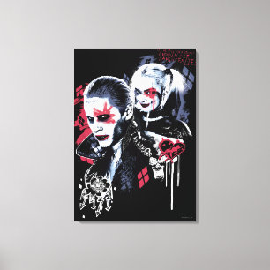 Toile Joker du peloton   de suicide et graffiti peint