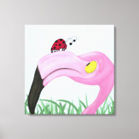 Joli Flamant rose rose