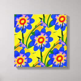 Toile Joli Motif de fleurs Abstraites