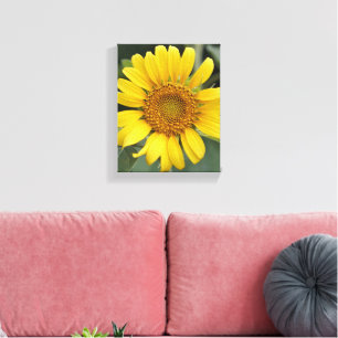Toile Joli tournesol jaune soleil 8" x 10"