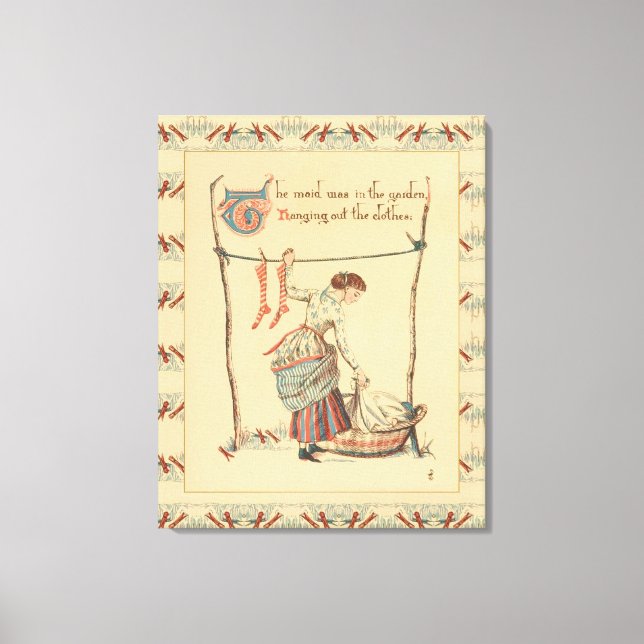 Toile Jolie Dame Vintage (Recto)