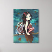 Jolie Fée Gothique et Art Fantastique de Hibou