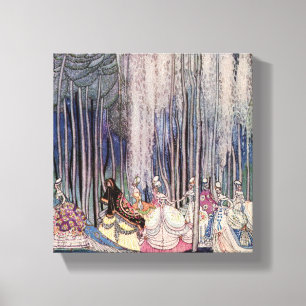 Toile Jolie princesse Canvas Wall Art de conte de fées