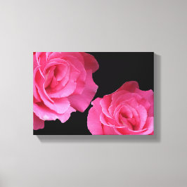 Toile Jolie roses roses roses simples art floral moderne