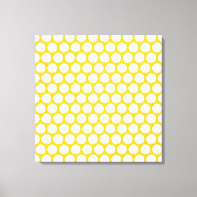 Toile Jonquil Asiatique Moods Ikat Dots (Recto)