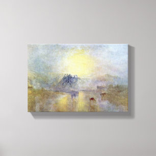 Toile Joseph William Turner - Château de Norham au lever