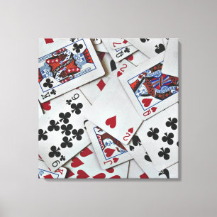 Toile Jouer aux cartes Poker Games Queen King
