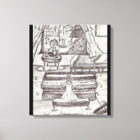 Jouer Piano sur un stylo pluvieux jour Dessin
