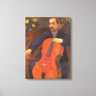 Toile Joueur Schneklud Portrait par Paul Gauguin