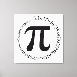 Toile Jour de pi (π)