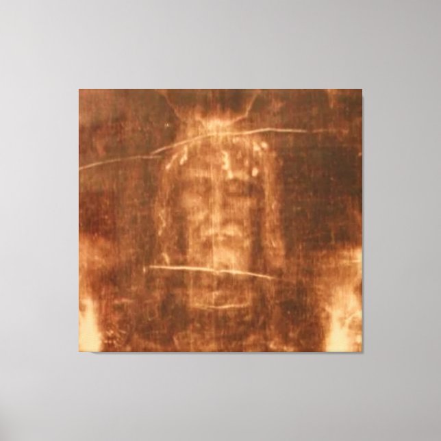 Toile Jour de Turin Jésus Christ visage, Saint visage (Recto)