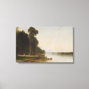 Toile Jour d'été sur le lac Conesus