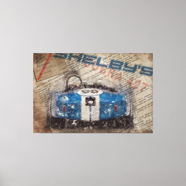 Toile Journal Shelby Cobra 427 (Recto)