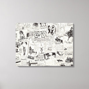 Toile Journal vintage