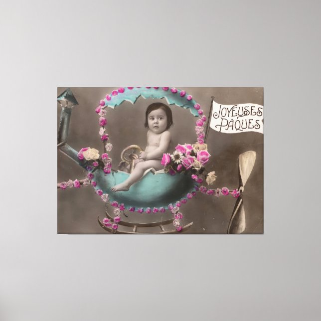 Toile Joyeuse Paques (Recto)