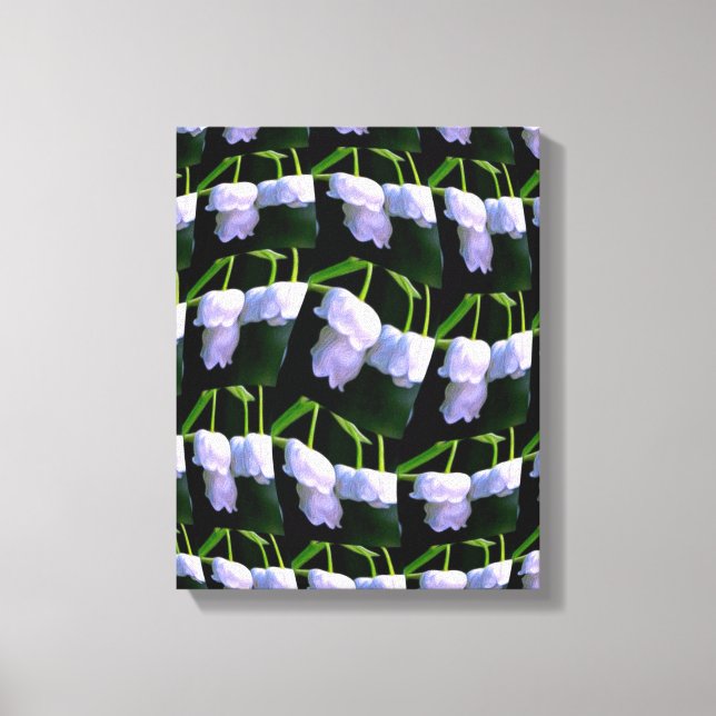 Toile Joyeux Lily du motif de la vallée (Recto)