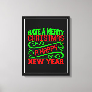 Toile Joyeux Noël Un Joyeux Nouvel An-34635