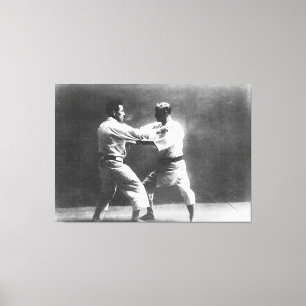 Toile Judoka Jigoro Kano Kyuzo Mifue Judo