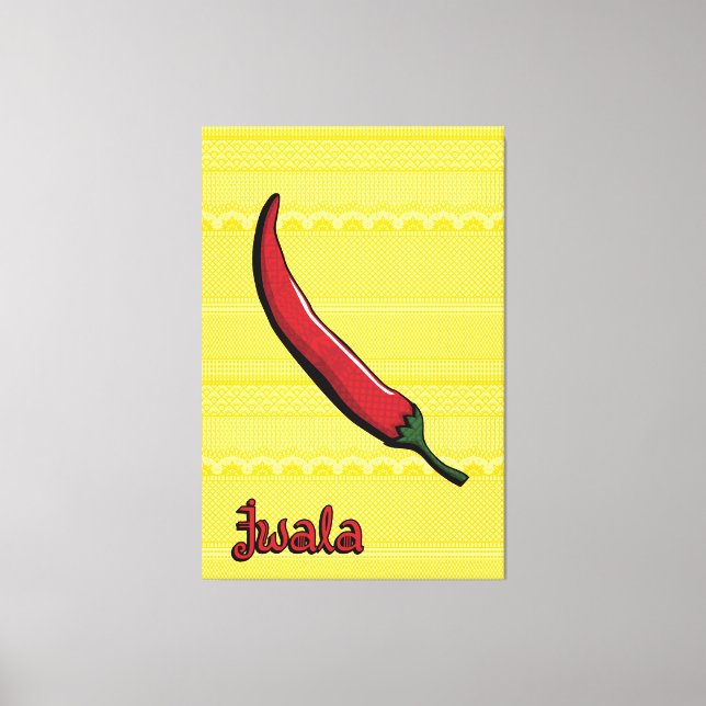 Toile Jwala Chili Pepper Canvas Art (Recto)