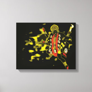 Toile Kali La déesse noire