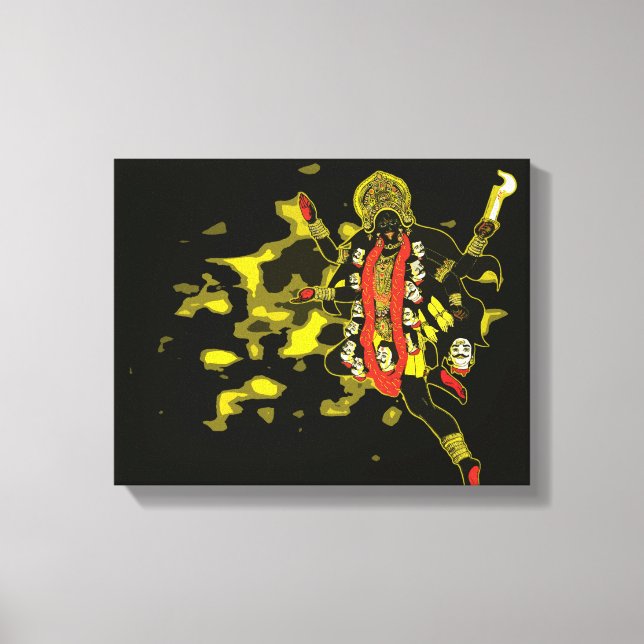 Toile Kali La déesse noire (Recto)