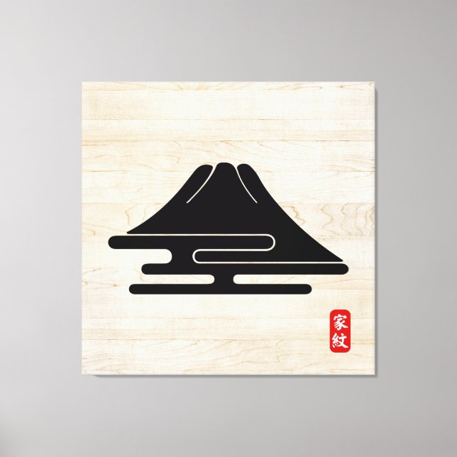 Toile KAMON ( crête de famille ) Aoki Canvas Imprimer (Recto)