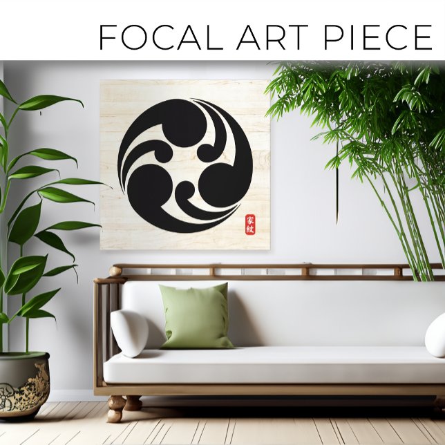 Toile KAMON ( crête de famille ) Sugihara Canvas Imprime (Créateur téléchargé)