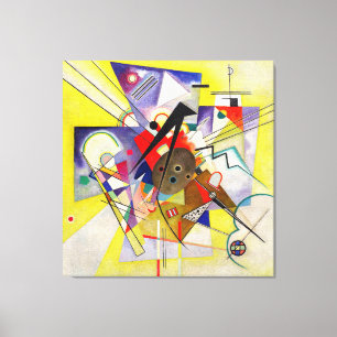 Toile KANDINSKY - ACCOMPAGNEMENT JAUNE - 1924 -Bauhaus-