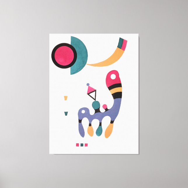 Toile KANDINSKY - COMPOSITION - 1944 - Bauhaus - (Recto)