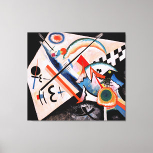 Toile KANDINSKY - CROIX BLANCHE - 1922 - Bauhaus -